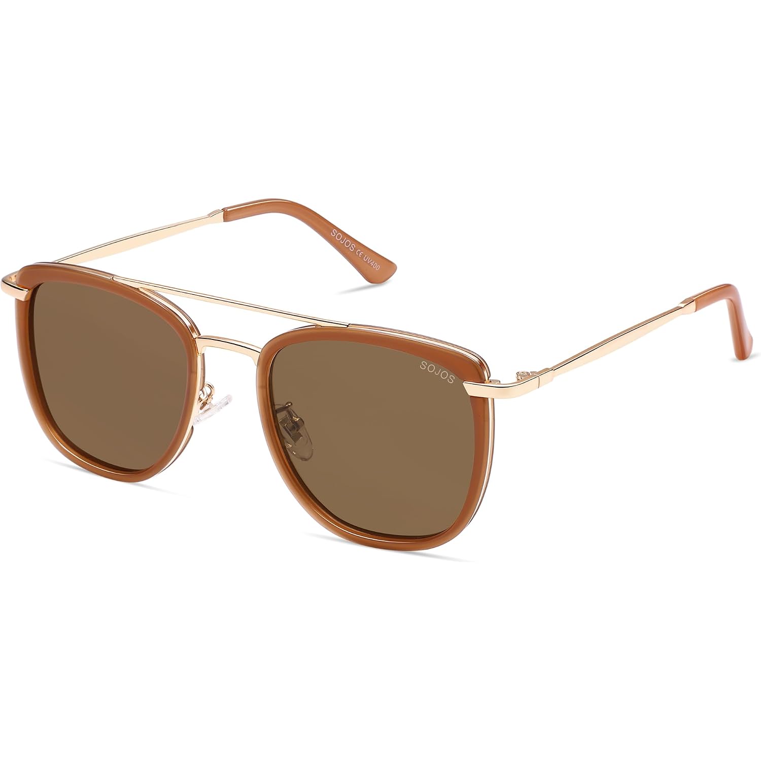 Sojos Retro Aviator Square Polarized Sunglasses For Women Men,Vintage Women'S Sun Glasses Shades Uv400 Sj2180