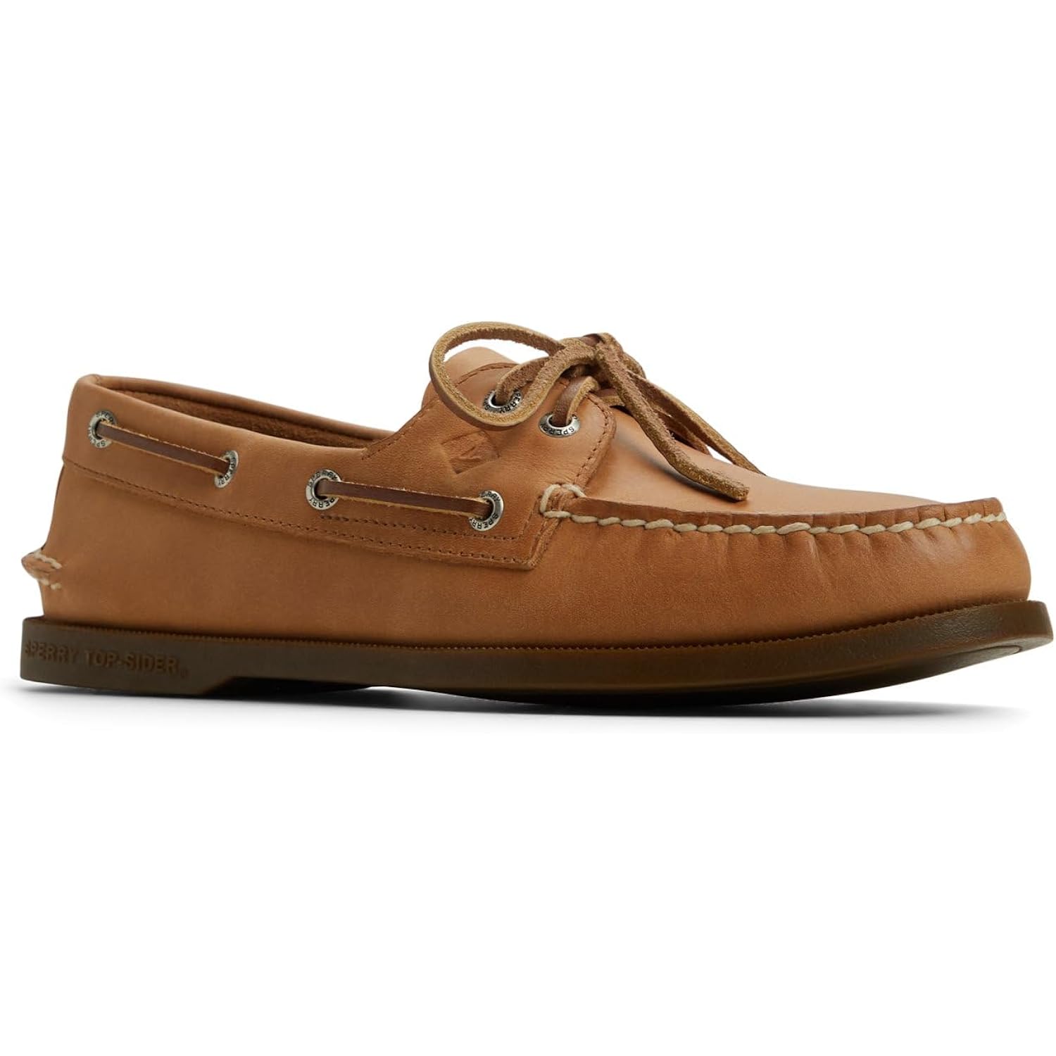Sperry Men'S Authentic Original 2-Eye Leather Boat Shoe, Royal Brown, 10