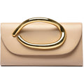 Myhozee Clutch Purses For Women Vegan Leather Evening Bag Formal Elegant Wedding Clutch Trendy Gold Handle Purses