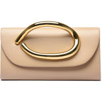 Myhozee Clutch Purses For Women Vegan Leather Evening Bag Formal Elegant Wedding Clutch Trendy Gold Handle Purses