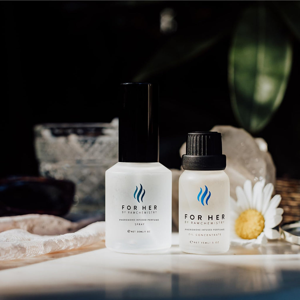 RawChemistry For Her A Pheromone Infused Perfume Gift Set - Elegance, Extra Strength Pheromone Infused Formula 1 Fl. Oz