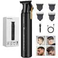Hair Trimmer For Men,Professional Barber Trimmer,Cordless T-Blade Hair Clippers Precision Edgers T Liners Rechargeable Beard Trimmer,Waterproof Haircut Kit,Long-Lasting Battery