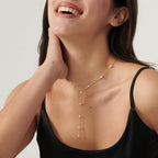 Pearl Necklace for Women- 14K Gold-plated/White Gold-plated Dainty Pearl Necklace for Women