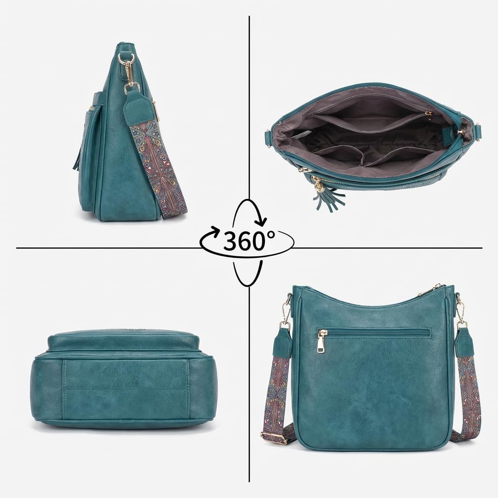 Medium Crossbody Bags For Women Trendy, Women'S Butterfly Shoulder Handbags With Tassel