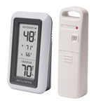 Acurite Digital Thermometer With Indoor, Outdoor Temperature And Daily High And Lows (00424Ca), White