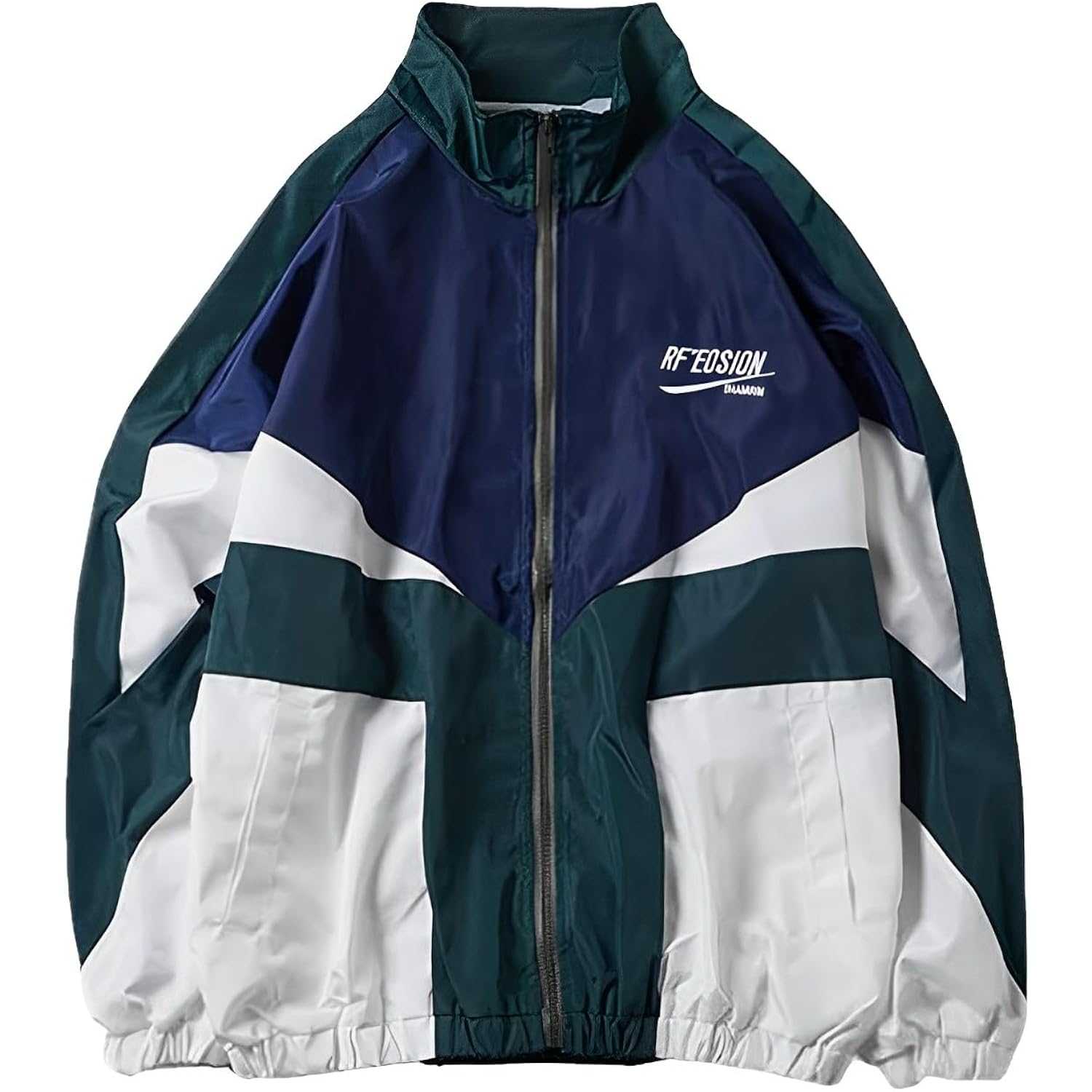 Wyeysyt Women Windbreaker Jacket Y2K Varsity Oversized Jacket | 80S 90Sjacket, Vintage Sport Jacket, Zip Up Casual Jacket, Retro