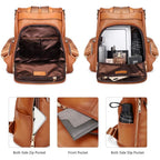 Kattee Women'S Anti-Theft Backpack Purse Genuine Leather Shoulder Bag Fashion Ladies Satchel Bags