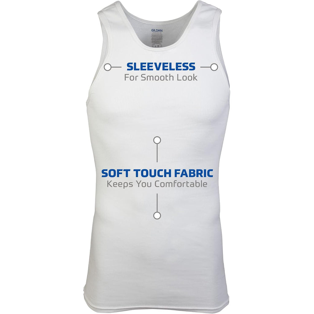 Gildan Men'S A-Shirts Tanks Multipack