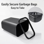 Black Small Trash Can 4Pack, 2Gallon/8L Plastic Office Trash Bin Garbage Can Under Desk, Trash Cans For Bedroom, Office And Kitchen, Trash Bins Wastebasket Fits Narrow Space, Plastic Trash Can