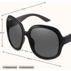 miyya Bug Eye Oversized Polarized Sunglasses Womens, Trendy Retro Sun Glasses for Women 2025, Oversized UV Protection Shades