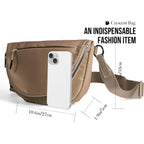 Crescent Bag For Women And Men, Fashion Medium Nylon Folding Crescent Moon Bag Single Shoulder Bag With Adjustable Strap