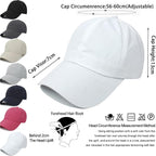 Womens Ponytail Hat Baseball Cap, Adjustable Criss Cross Baseball Cap High Bun Unisex Quick Drying Trucker Hats