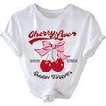 Sweatyrocks Women'S Lemon Shirts Letter Fruit Printed Graphic Tees Short Sleeve Casual T-Shirt