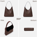 Faux Suede Hobo Bags Vegan Leather Shoulder Bag Tote for Women Medium Slouchy Designer Handbags Purses Fall Fashion
