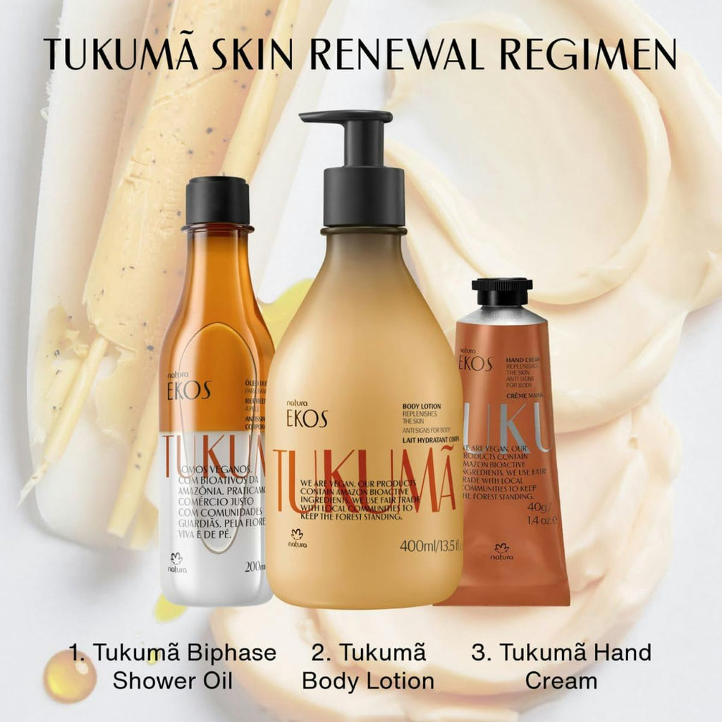 Natura – Tukumã Hyaluronic Acid Boosting Hand Cream Travel Size - Moisturize & Improve Skin Texture - Anti-Signs & Anti-Aging - Vegan Skin Care - Brazilian Beauty Secrets - 1.41oz (40g)
