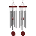 2 Pack Pgzsy Memorial Wind Chimes Outdoor Large Deep Tone, Elegant Sympathy Wind-Chime Personalized With 6 Tuned Tubes For Garden Patio Balcony And Home