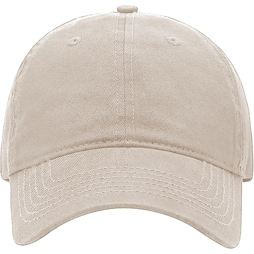Unisex Vintage Washed Distressed Baseball-Cap Twill Adjustable Dad-Hat