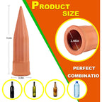 Tkscusr Plant Self-Watering Stakes-15 Pack Terracotta Automatic Plant Waterer Devices Auto-Water Irrigation System For Indoor/Outdoor Plants