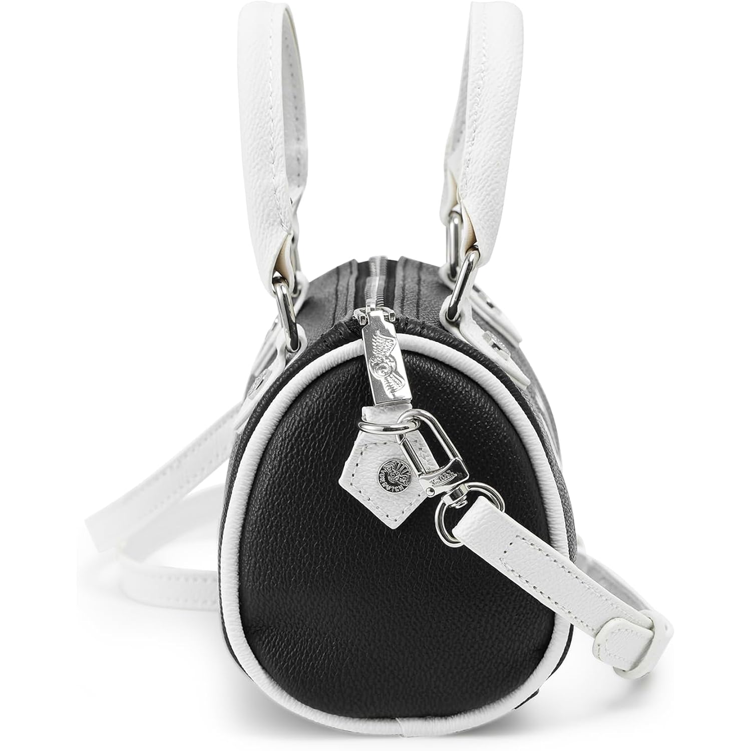 Von Dutch Core Hanna Bag | 6.5” Vegan Leather Mini Crossbody With Logo Hardware, Top Handles & Branded Interior Pouch