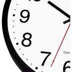Foxtop 4 Pack Multi-Time Zone Black Wall Clock, 12 Inch Silent Non Ticking Quartz Battery Operated Round Classic Analog Wall Clock For Classroom School Office Living Room Bedroom Home