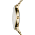 A|X Armani Exchange Three-Hand Stainless Steel Mesh Watches For Women, Women'S Gold Watch