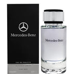 Mercedes Benz Cologne for Men - 4 Fl Oz - Eau De Toilette Perfume Spray for Man - Woody & Musky Scent - Luxury Long Lasting Fragrance with Notes Of Violet leaves, Cascalone & Vetiver