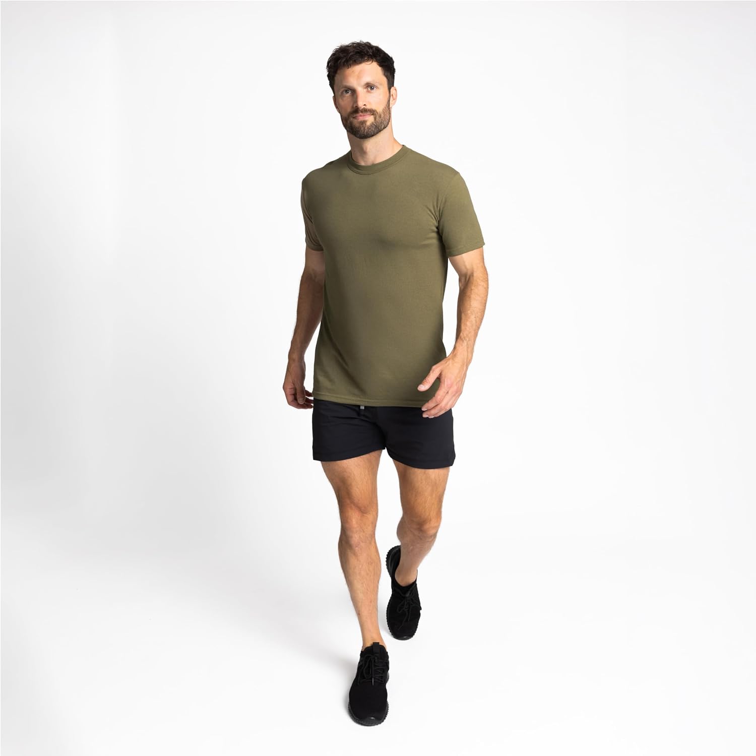 Soffe Men'S 3 Pack - Usa Poly/Cotton Military Tee