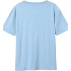 SOLY HUX Women's Lemon Shirts Short Sleeve Crew Neck Graphic Tees Summer T-Shirt Vacation Tops Light Blue