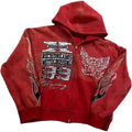 Zip Up Hoodie Grunge Jackets Streetwear Y2K Unisex Emo Vintage 2000S Outerwear Oversized Graphic Hoodies Star Rapper