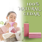 Cedar Blocks For Closet Storage,100% Aromatic Red Ceder Blocks Cedar Planks Chips 16Pcs For Closet Drawers 100% Natural Wood Chips