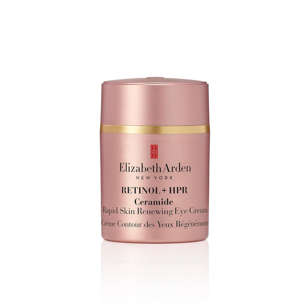 Elizabeth Arden Retinol + Hpr Ceramide Rapid Skin Renewing Under Eye Cream, Fine Lines & Wrinkles Treatment With Peptides, Hydrating Brightener, 0.5 Fl Oz