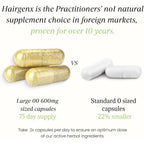 For Her | 150 Herbal Capsules (75 Day Supply) | Dht Blocker For Thicker, Fuller Hair | Natural Hair Loss Supplement For Women | Gluten-Free, Vegan-Friendly