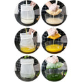 2 Pcs Multi-Purpose Nylon Strainer Bags - Ultra Fine Mesh Filter For Soy Milk, Fruit Juice, Vegetable Juice, Wine Residue - Reusable Kitchen Tool For Straining And Food Prep