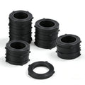 Liulo Tool 50 Pack Garden Hose Washers, Heavy Duty Black Rubber Leak Proof, Fits All Standard 3/4 Inch Garden Hoses And Faucet Fittings
