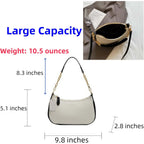 Crossbody Bags For Women Trendy Crescent Shoulder Underarm Small Purse Retro Classic Hobo Clutch Handbag Fashion Y2K