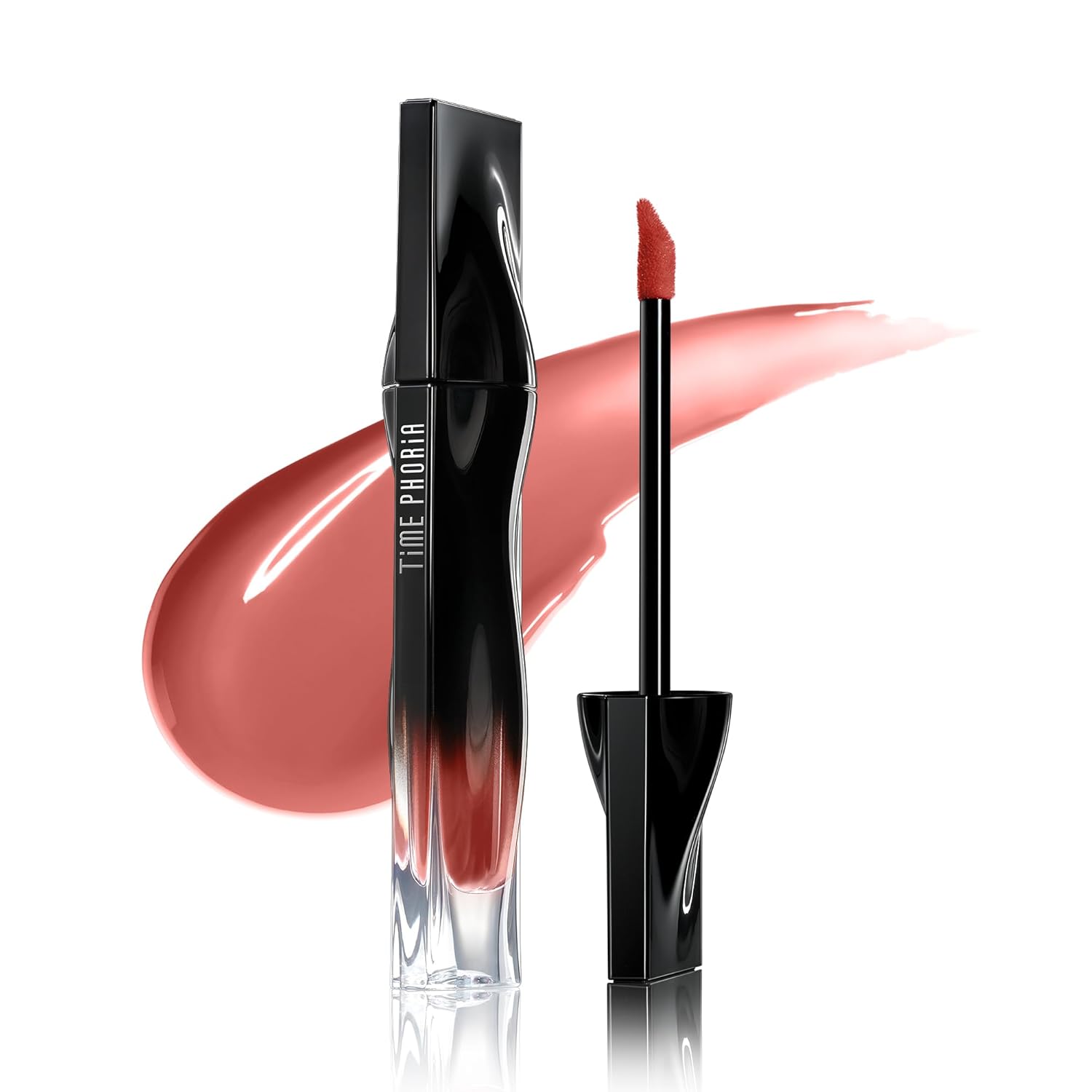 Stellar Dust Lip Stain 01 Calyptra, Transfer-Proof & Smudge-Proof Lip Gloss, Nude Brown Tinted Glossy Finish, High-Pigment Vibrant Color, Hydrating Lightweight Long-Lasting Lip Makeup