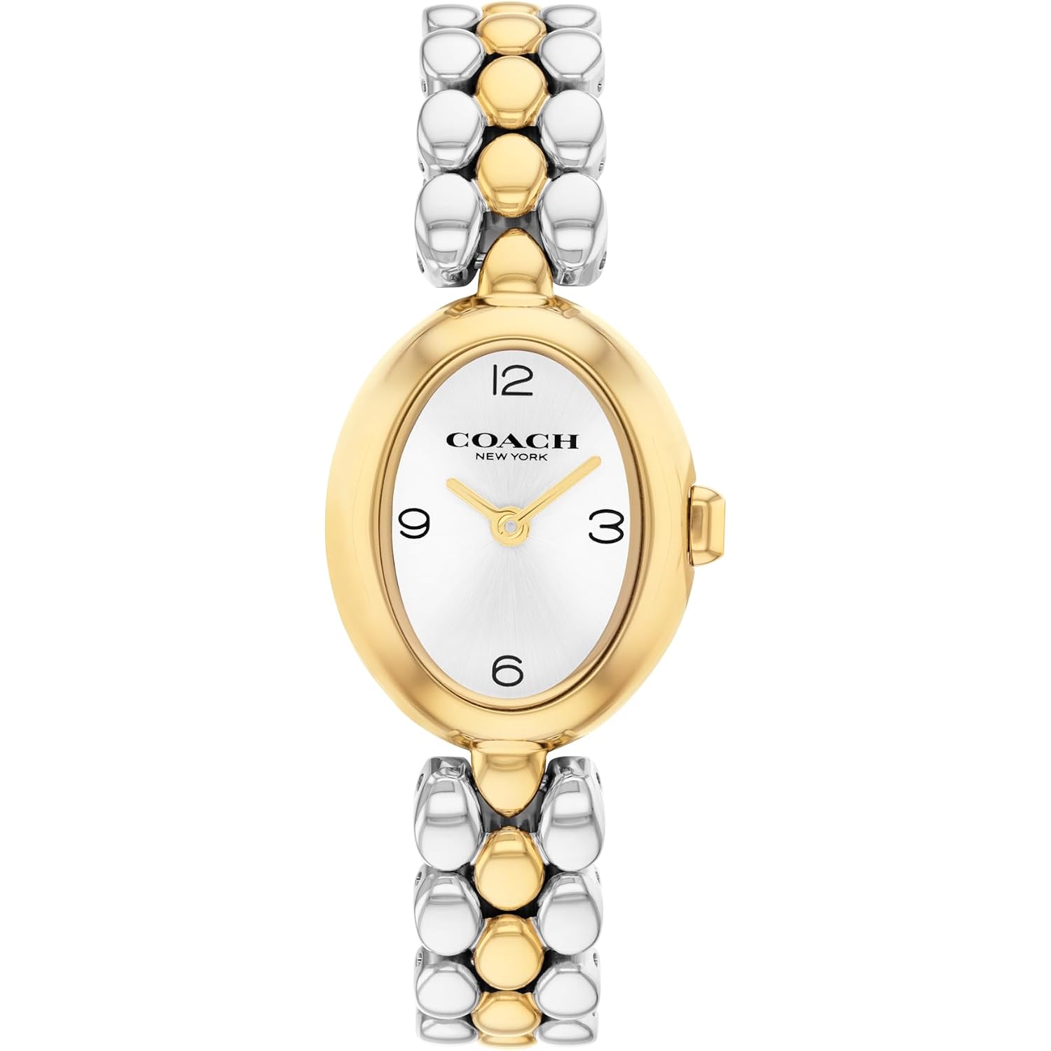 Coach Sammy Women'S 2H Quartz Watch Gift Set With Matching Adjustable Jewelry Bracelet - Oval Case - Minimalist Style - Gift For Her - 22.5Mm