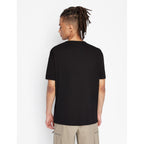 Armani Exchange Men'S Crew Neck Logo Tee T Shirt, Black, Large