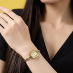 CHEETAH Women's Gold Dainty Bangle Watch Small Vintage Bracelet, Easy Read Numeral Dial Waterproof