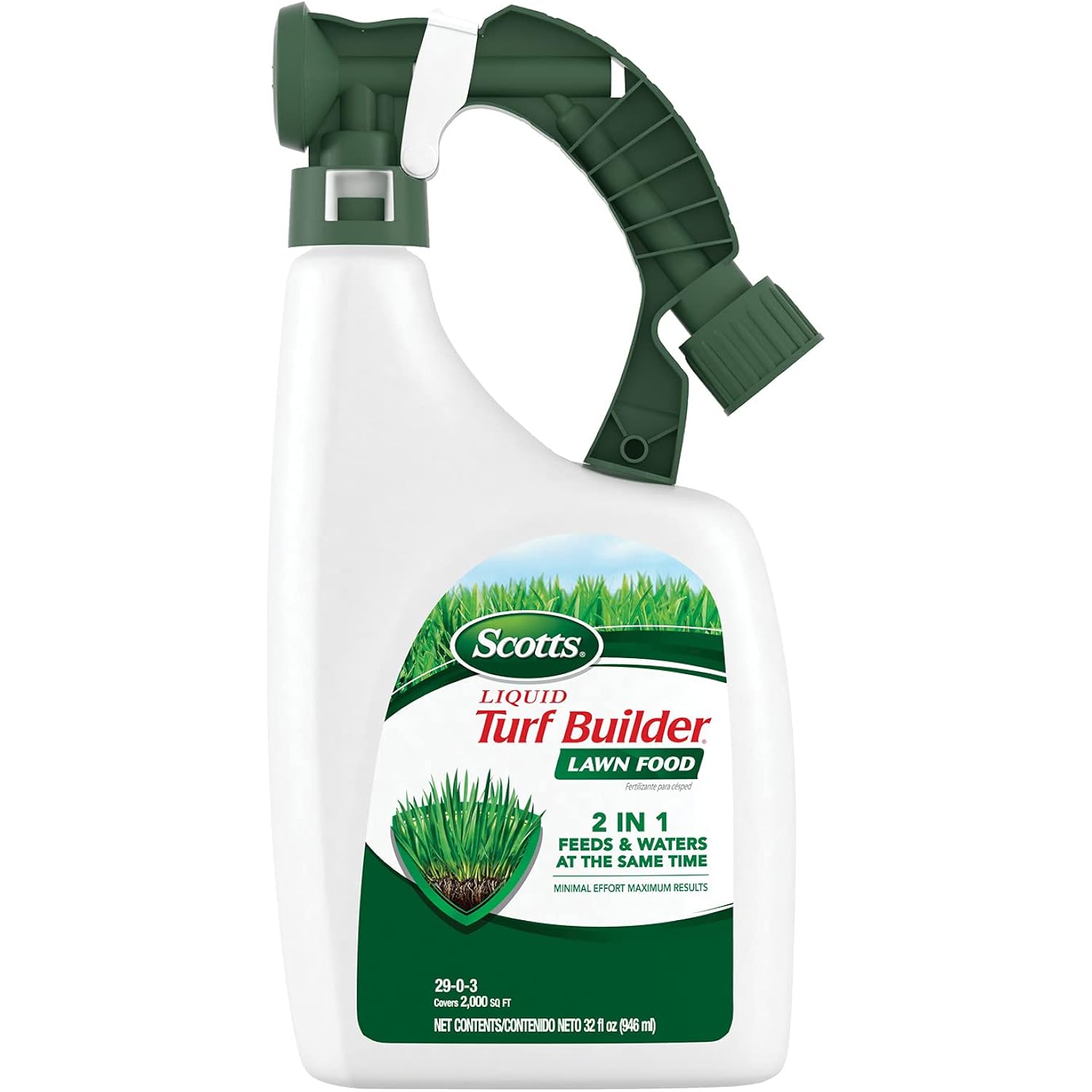 Scotts Liquid Turf Builder Lawn Food, 2,000 Sq. Ft. | Feeds And Waters Lawn At Same Time