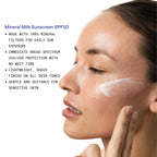 Korres Greek Yoghurt Mineral Milk Fluid Sunscreen, Lightweight Face Sunscreen For Daily Hydration, Mineral Uv Protection, Sensitive Skin Friendly Spf For Face, Vegan, Travel Size, 1.35 Fl Oz