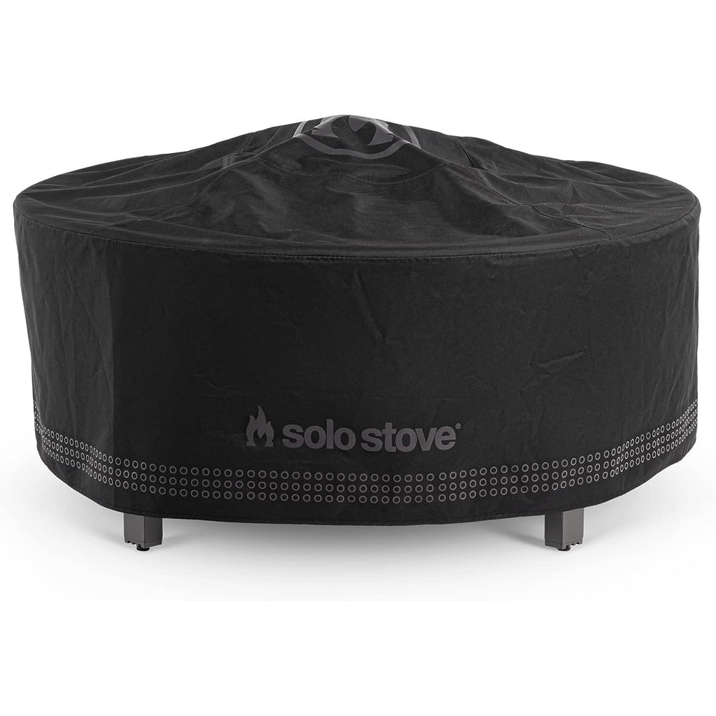 Solo Stove Surround Shelter Small | Protective Cover For Fire Pit Surround Table, Weather-Resistant, Solution Dyed Acrylic/ Pvc Backing/ Aluminum Support Stays, Dims (Hxdia): 20.8 X 42.5 In, Black