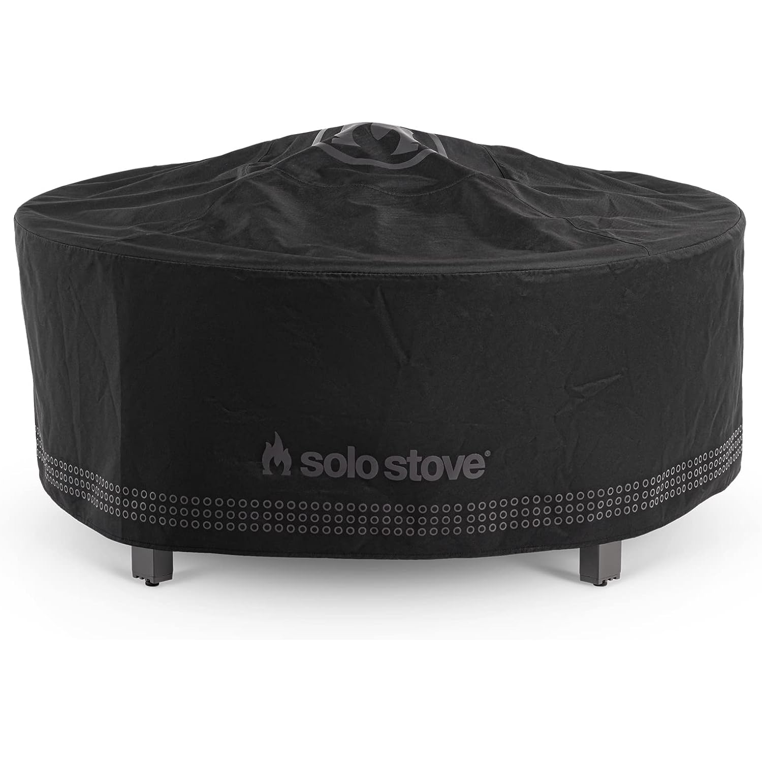 Solo Stove Surround Shelter Small | Protective Cover For Fire Pit Surround Table, Weather-Resistant, Solution Dyed Acrylic/ Pvc Backing/ Aluminum Support Stays, Dims (Hxdia): 20.8 X 42.5 In, Black
