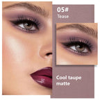 Kaely Taupe Single Eyeshadow Makeup, Blendable Neutral Powder Eye Shadow For Older Women, Lavender Plum Purple Mauve Matte Eyeshadow Palette For Green Eyes Pigmented Waterproof, Sombras Para Ojos, 05