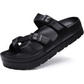 Goosecret Women'S Platform Sandals With Arch Support Comfortable Foam Slides Summer Beach Sandals With Adjustable Buckle