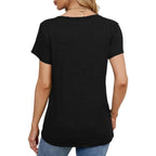 2PCS Women Short Sleeve T Shirts Crew Neck Solid Soft Basic Tee Casual Loose Fit Lightweight Summer Tops Clothes 2026
