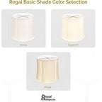 Royal Designs, Inc. Bs-719-14Bg-2 Drum Basic Lamp Shade, 13 X 14 X 14, Beige, 2-Pack