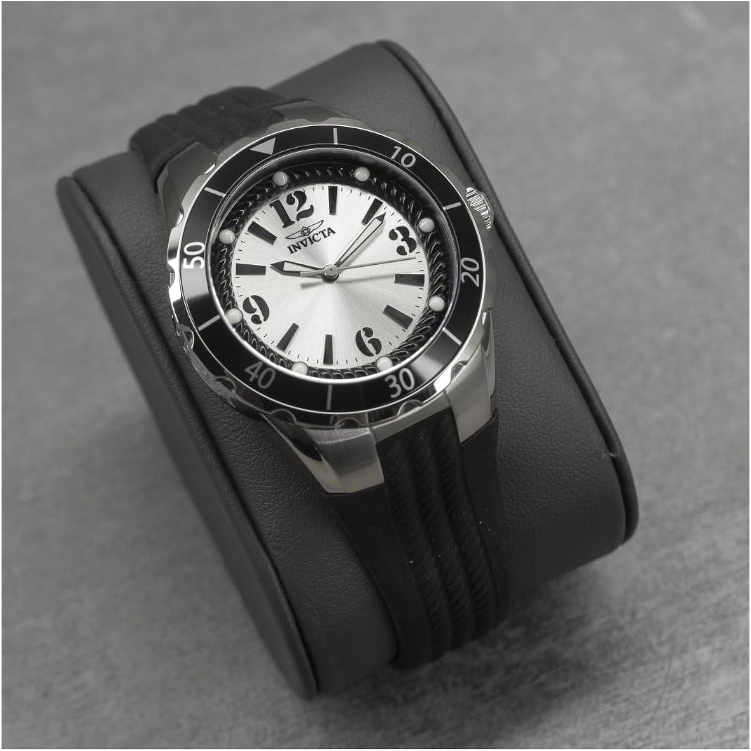Invicta Women'S 17482 Angel Analog Display Quartz Black Watch