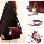 Women's shoulder bag, spacious multi pocket bag, women's crossbody bag, fashionable handbag, top handle, shoulder bag
