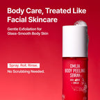 Parnell Aha Omija Ceramic Body Peeling Spray – Aha Bha Pha Body Exfoliant For Keratosis Pilaris, Strawberry Legs, Dark Spots & Dead Skin Remover – Exfoliant Body Mist For Rough Skin 4.60 Fl.Oz